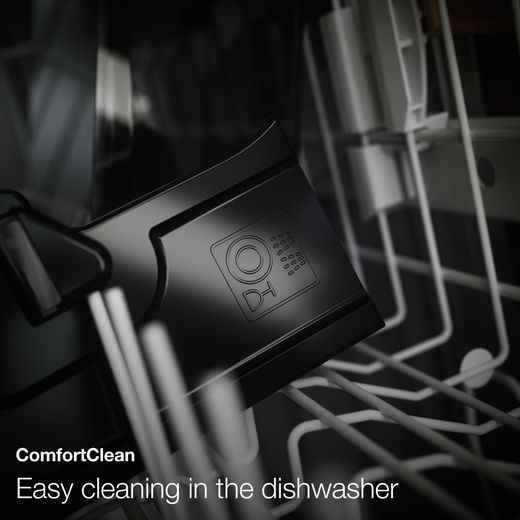 Miele MilkPerfection CM6360 Bean to Cup Coffee Machine - Obsidian Black / Clean Steel Metallic - Annotation - ComfortClean