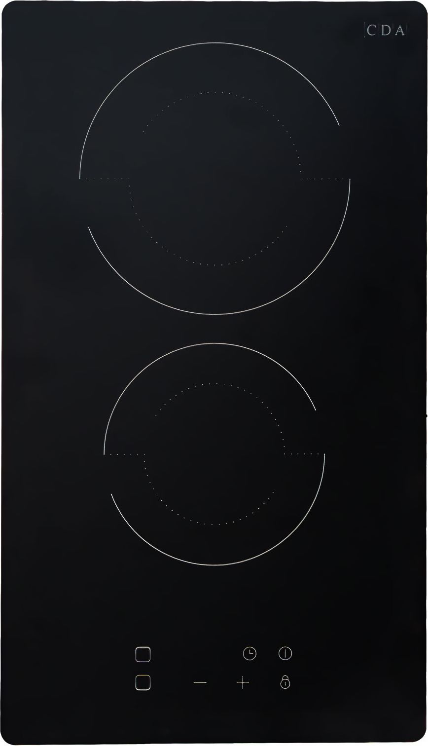 Image of CDA 2 Zone SCC030FR 30cm Ceramic Hob - Black, Black