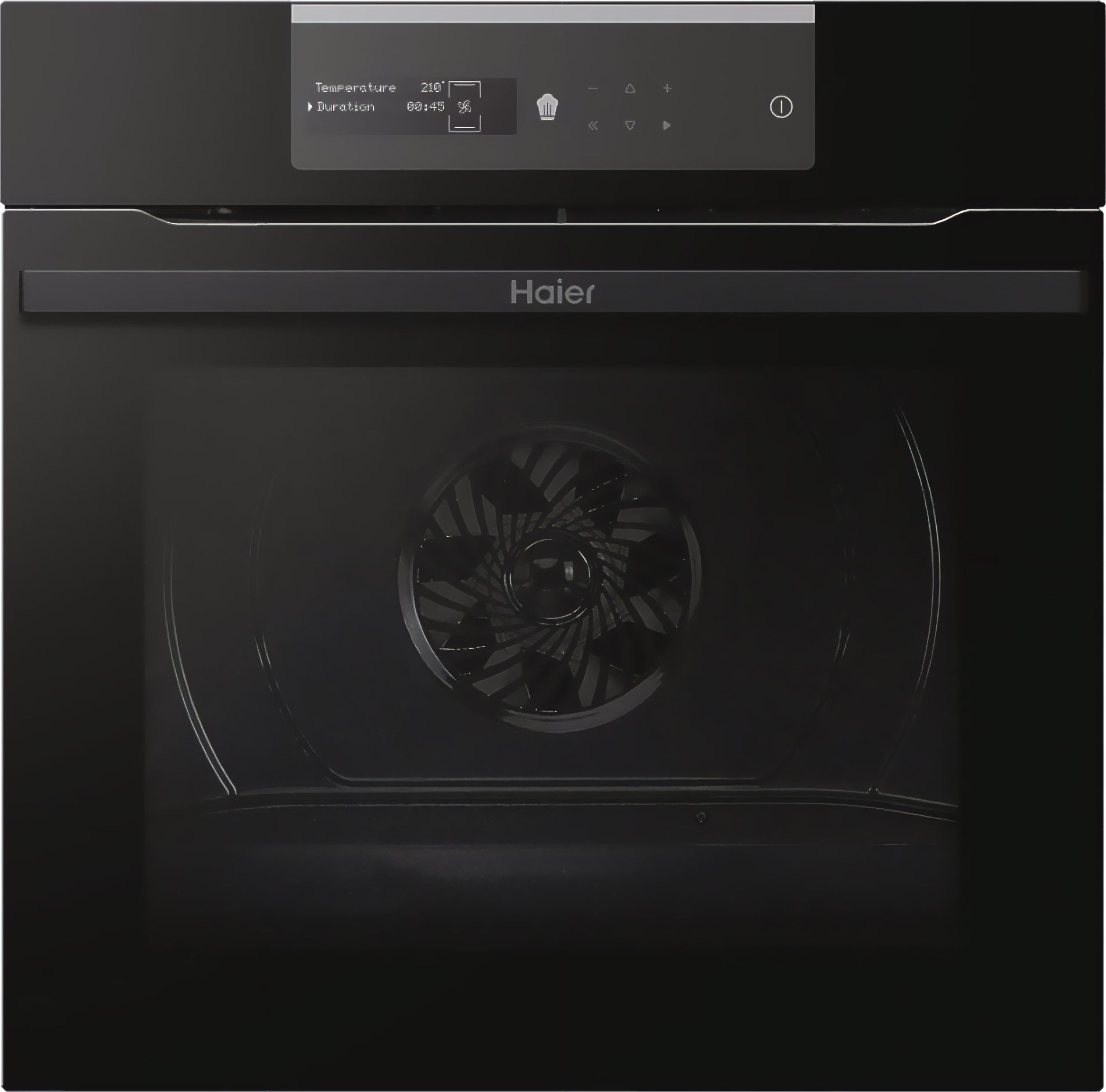 Haier I-Message Series 2 HWO60SM2B3BH Wifi Connected Built In Electric Single Oven - Black - A+ Rated, Black