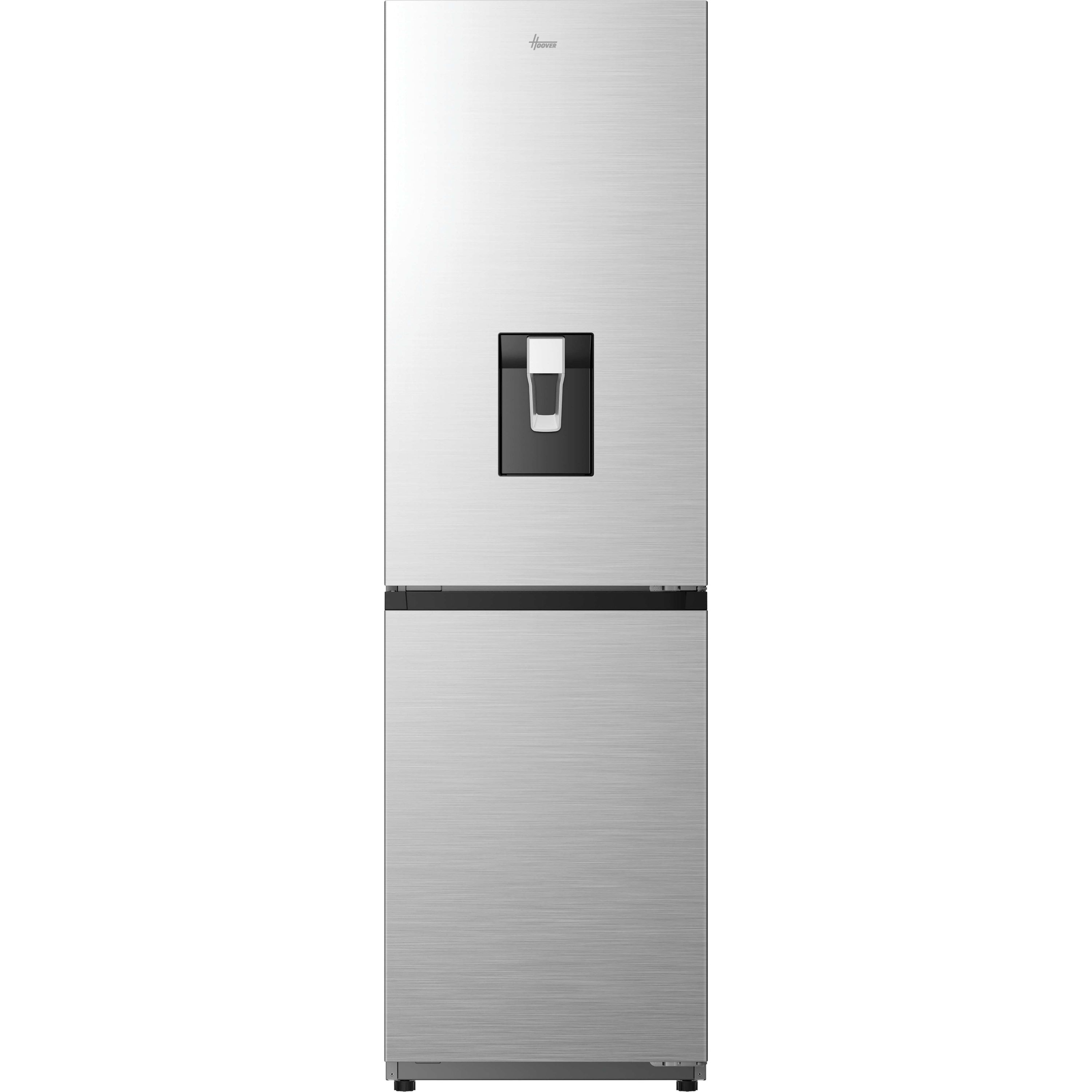 Hoover HONCQ3T518EWXK 185cm 50/50 Total No Frost Fridge Freezer - Silver - E Rated, Silver
