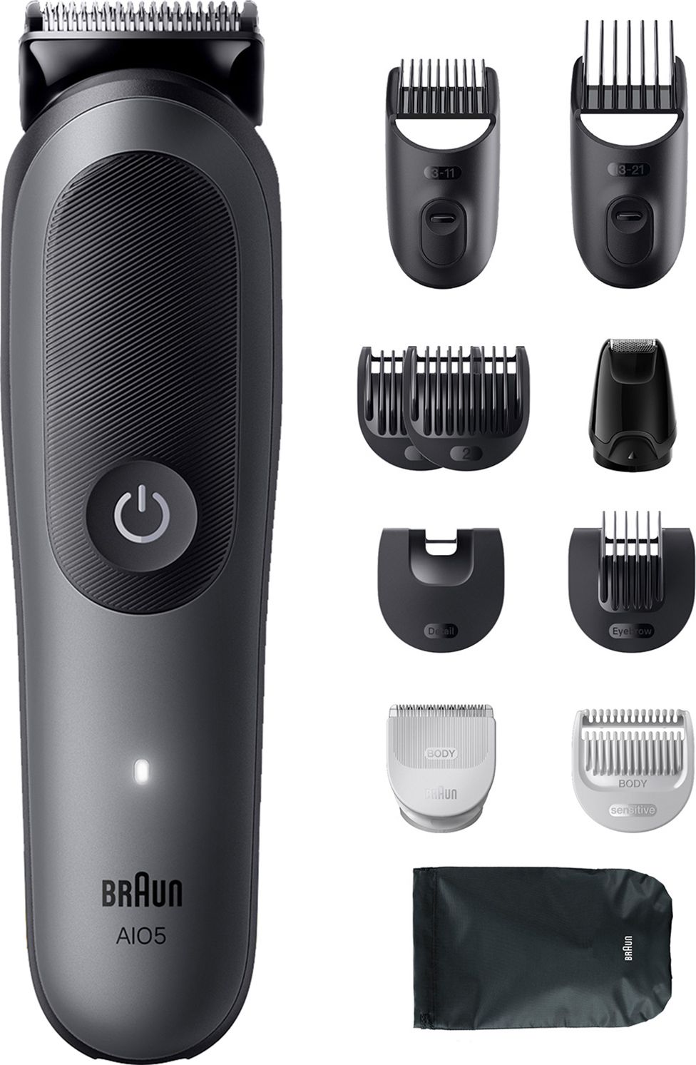 Braun Series 5 11-in-1 Trimmer - Black - Beard Trimmer, Hair Clipper, Body Groomer