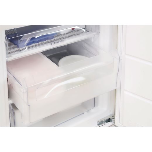 Indesit Integrated Upright Freezer - Drawer closeup