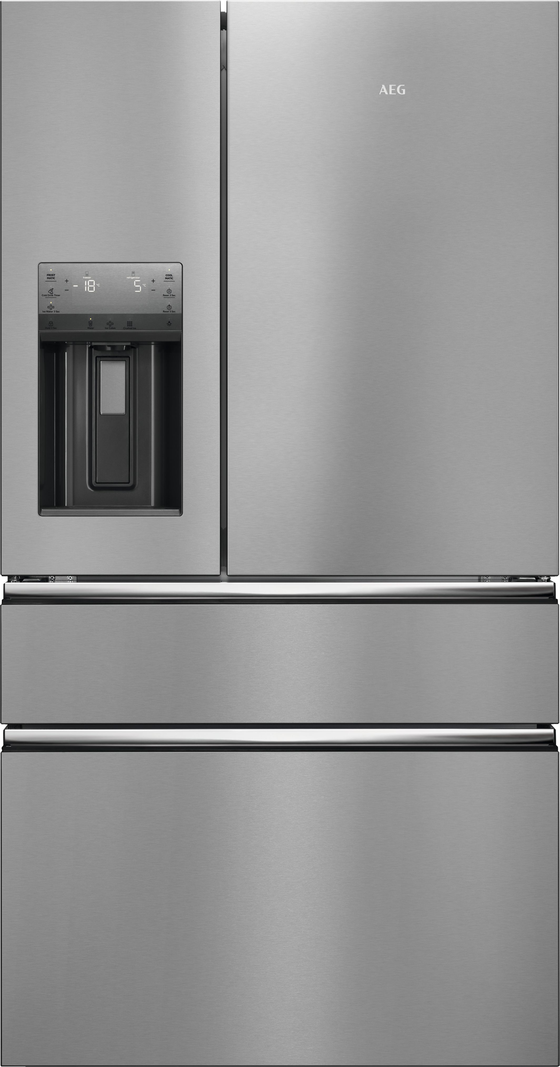AEG American Fridge Freezer - RMB954E9VX - Stainless Steel