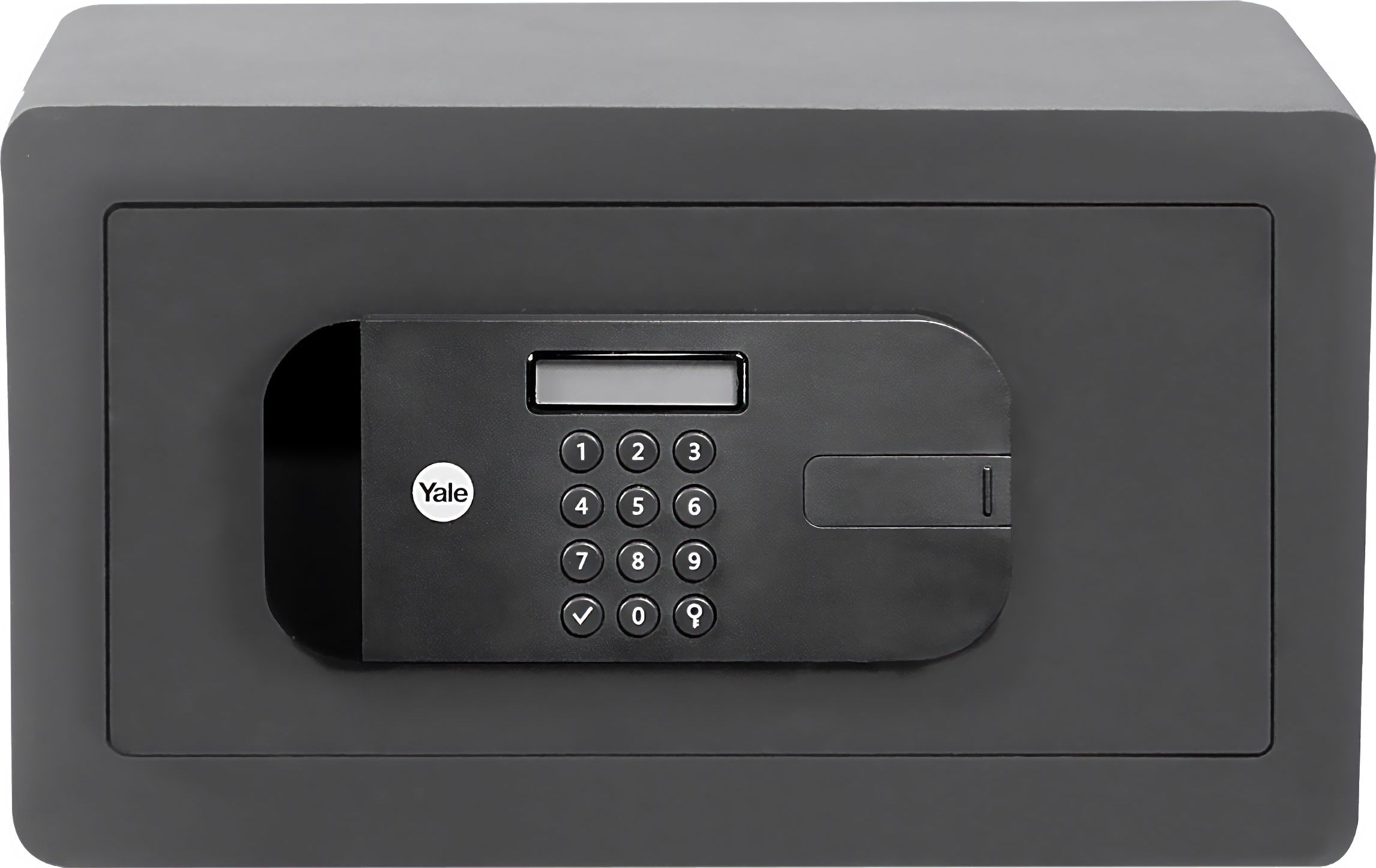 Yale High Security Compact Safe Yseb/200/EB1 Smart Safe - Black Steel, Black