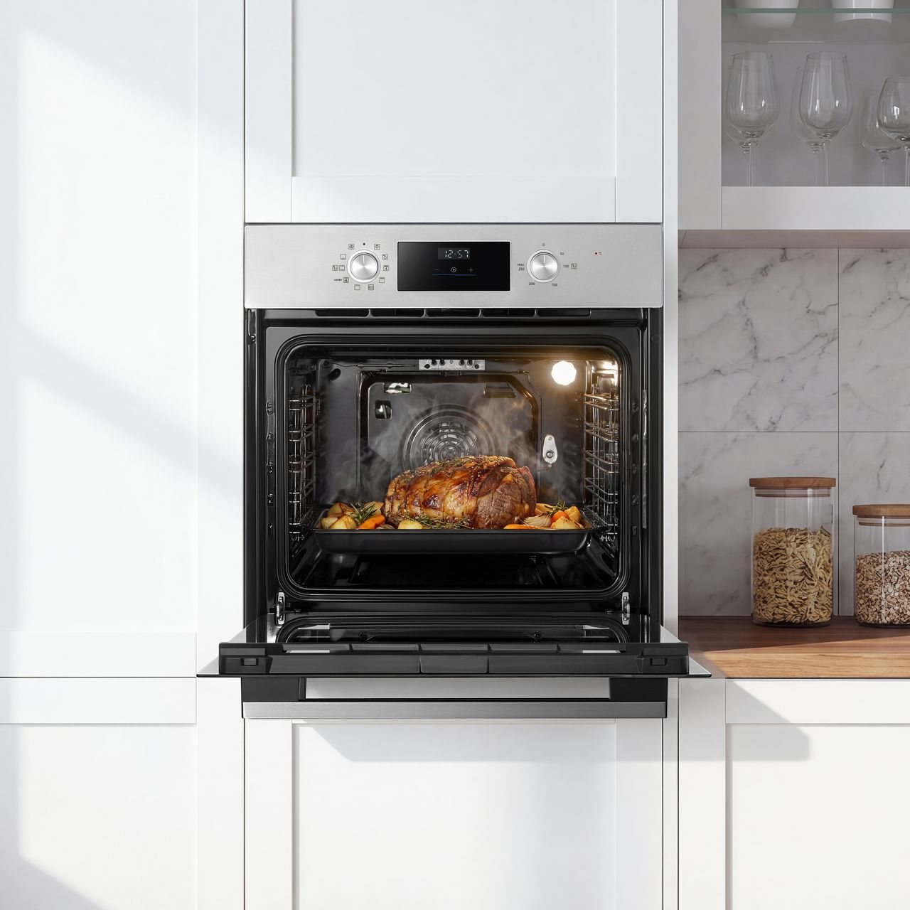Midea 65M40M1-GL 60cm 80L Built-In Electric Oven price in Kenya | Hobs and Hoods