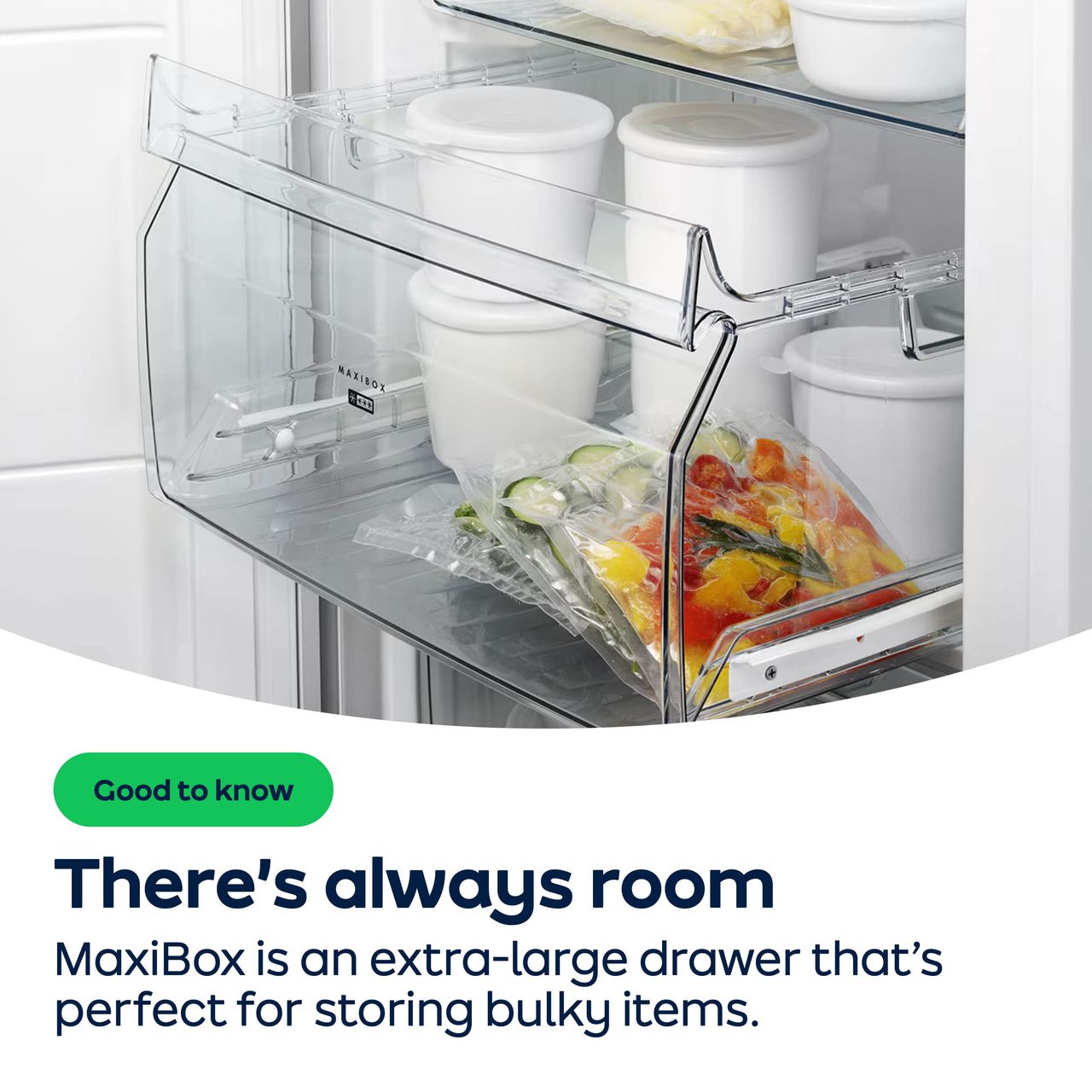AEG 6000 85L Upright Freezer | OT6LA811DW_WH | ao.com