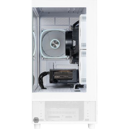 3XS Core 3XS-169057 - NVIDIA® GeForce RTX™ 5060, AMD Ryzen™ 5, 500GB SSD - White - front shot