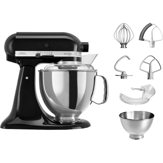 KitchenAid Artisan Stand Mixer with 4.8 Litre Bowl - Onyx Black