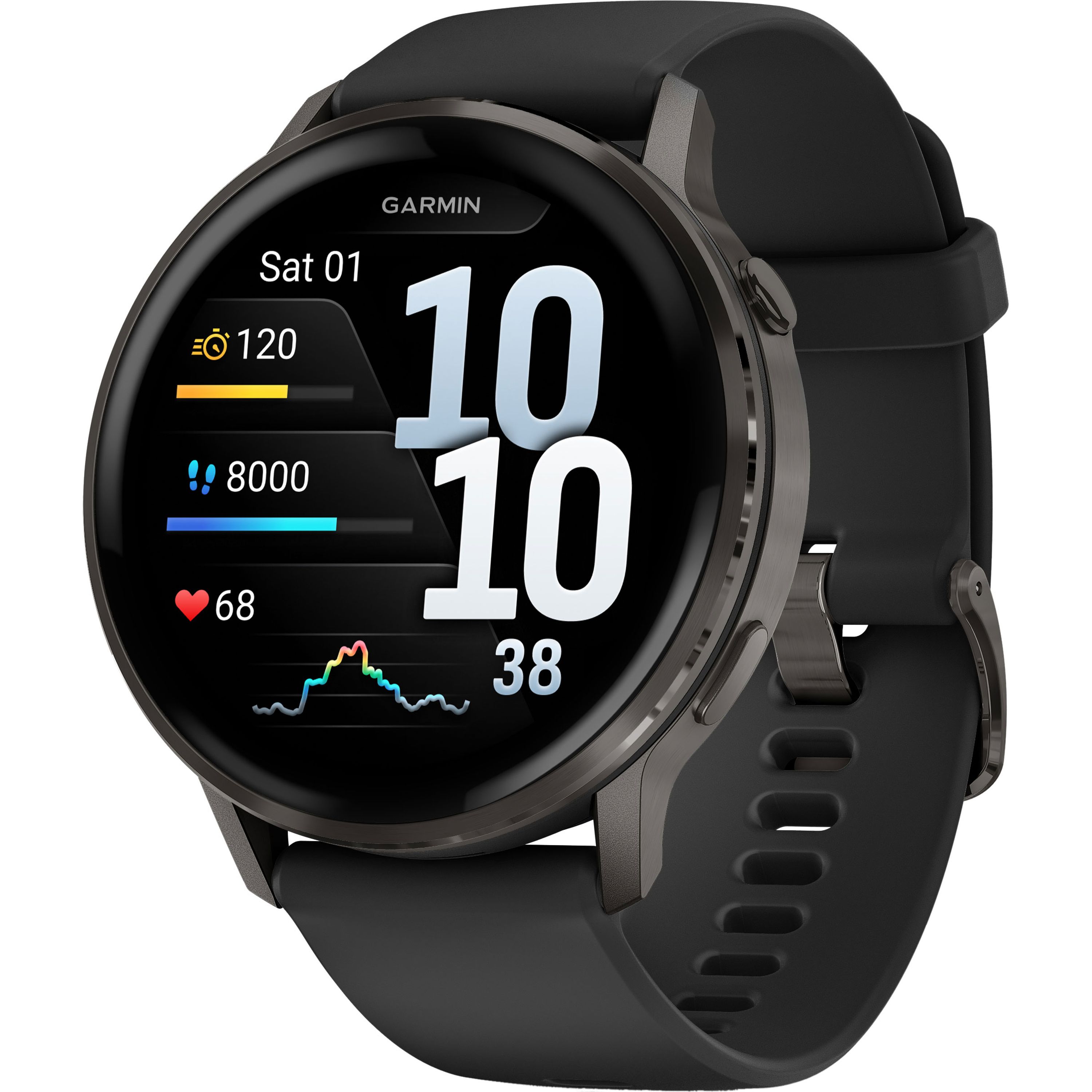 Garmin Venu 4 - Smartwatch - GPS - 45mm - Black