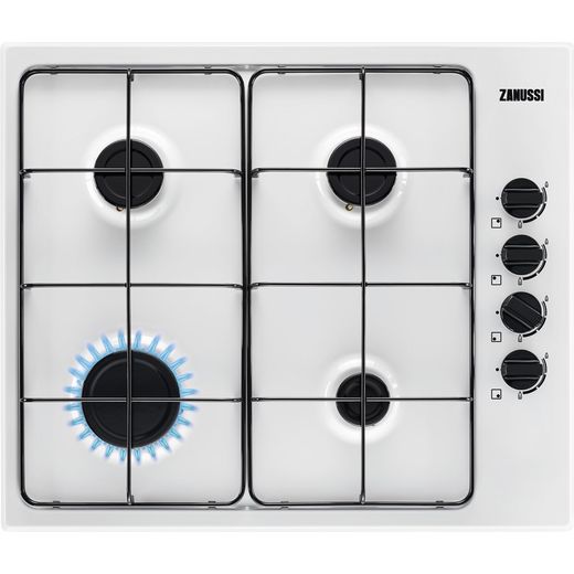 Zanussi ZGNN640W Built In Gas Hob - White