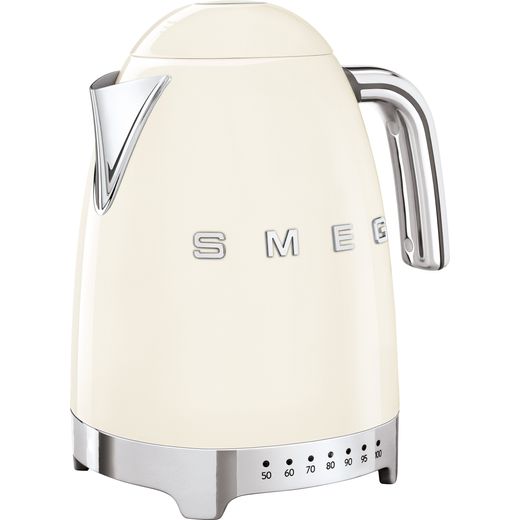 Smeg 50's Retro KLF04CRUK Kettle with Temperature Selector - Cream