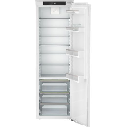 Liebherr Plus IRBd5120 Integrated Upright Fridge - White - Front with door open shot