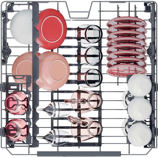Hoover H-DISH 500 Fully Integrated Standard Dishwasher - Anthracite - top basket view shot