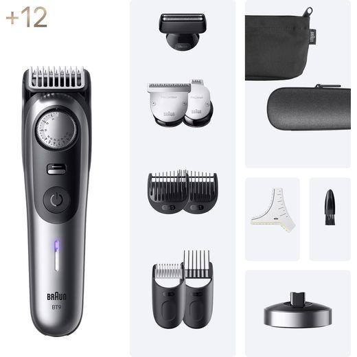 Braun Series 9 Mens Shaver - Black / Silver - Accessories shot