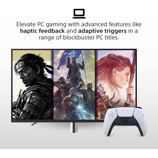 PlayStation DualSense™ For PlayStation 5 - White - Annotation - Elevate PC gaming