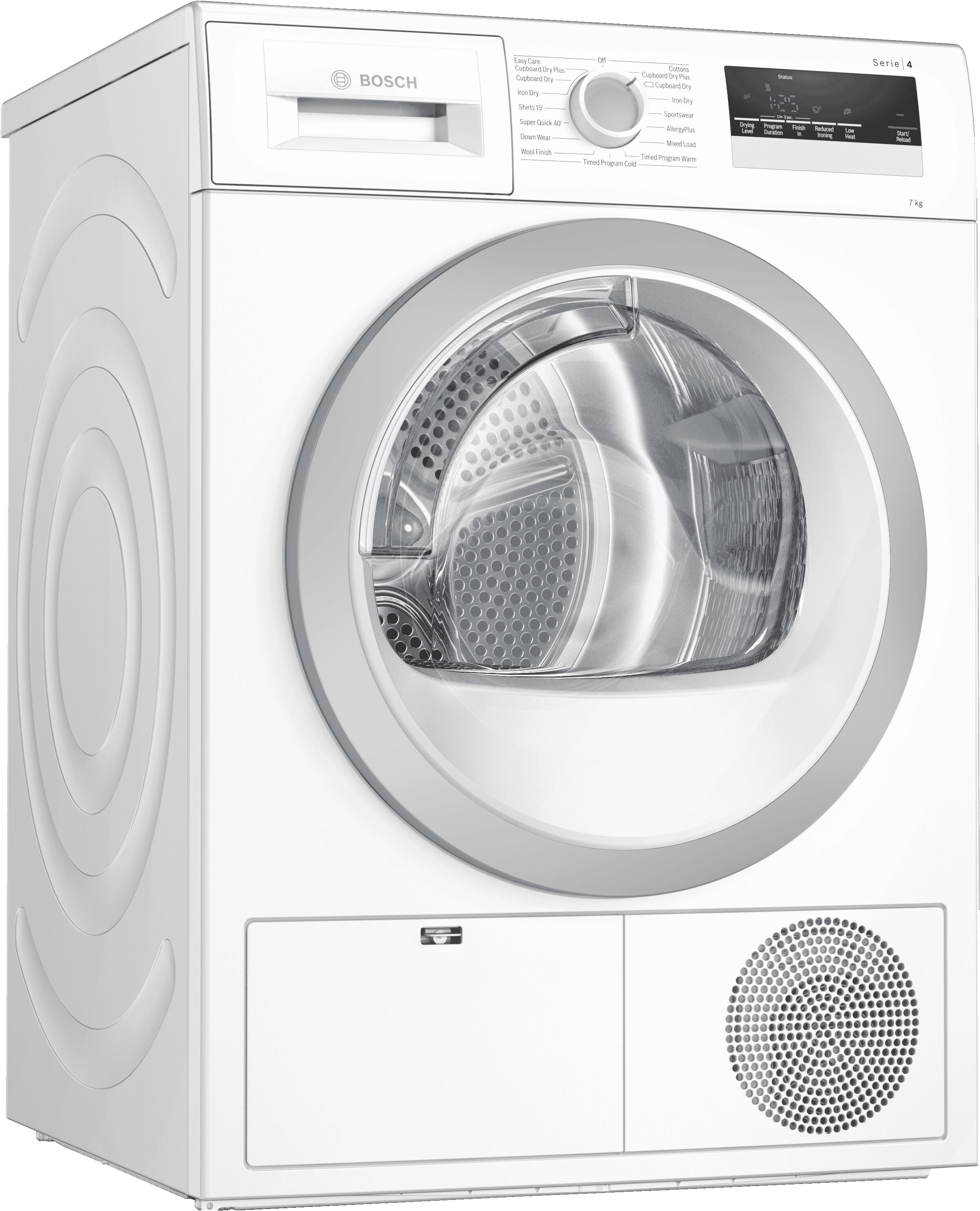Bosch Series 4 WTN85201GB 7Kg Condenser Tumble Dryer - White - B Rated