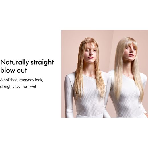 Dyson Airstrait™ 493301-01 Hair Straighteners - Ceramic pink/Rose gold - annotation - natural straight shot 