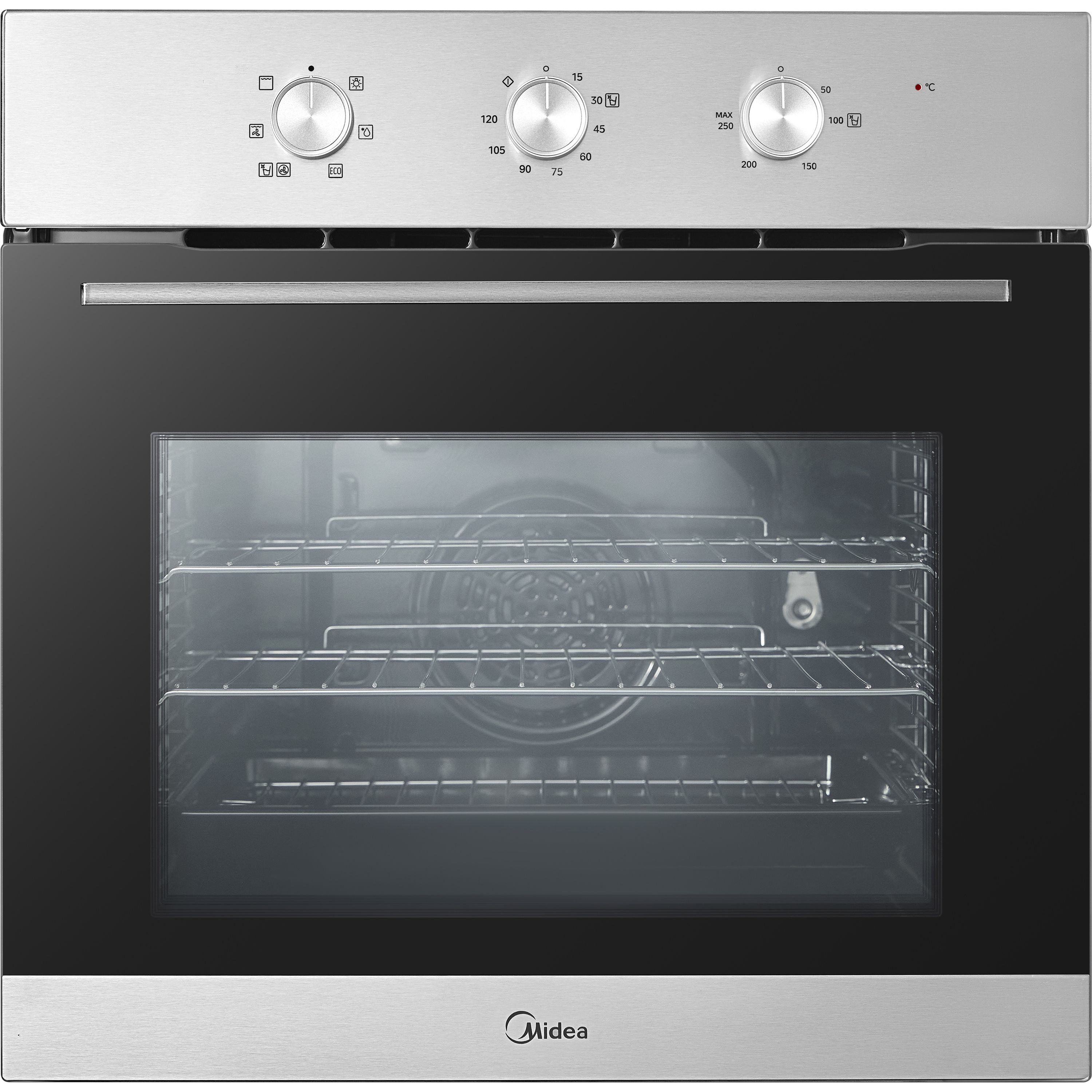 Midea - MBO65M90M1-SS - Built In Electric Single Oven - Stainless Steel - A Rated