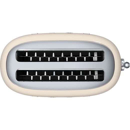 Smeg 50's Retro TSF02CRUK 4 Slice Toaster - Cream