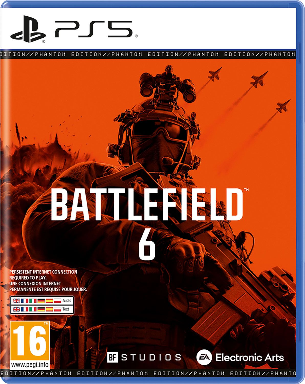 Playstation Battlefield 6 Phantom Edition PS5 Game - Deluxe Edition - Shooter