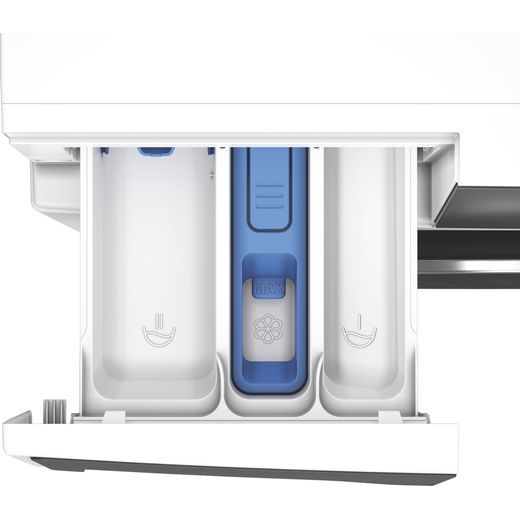 Hotpoint Fabric Care HB103WWCAREUK 10kg WiFi Connected Washing Machine with 1400 rpm - White - detergent tray shot 