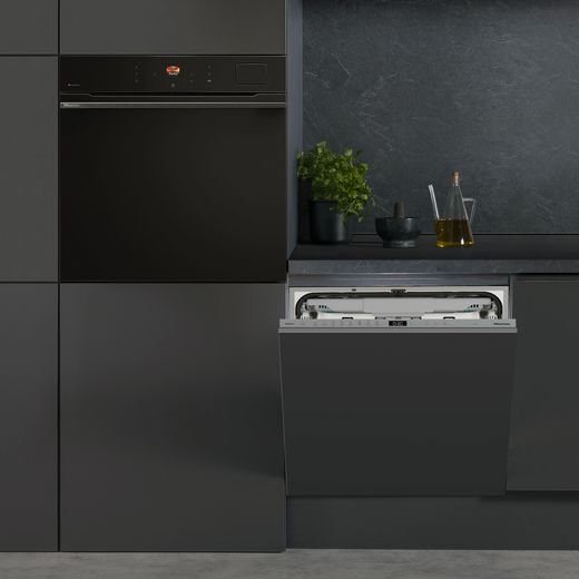 Hisense Integrated Standard Dishwasher - Silver - Dishwasher in kitchen shot