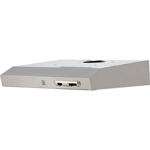 Indesit 60 cm Visor Cooker Hood - Stainless Steel
