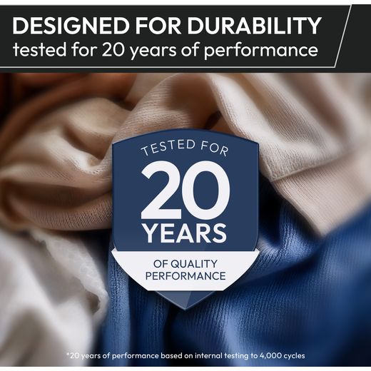 Hoover Pro Wash&Dry Series 5 HBWP 4128BL8-80 Wifi Connected / Washer Dryer with 1400 rpm - White - Annotation - 20yrs shot