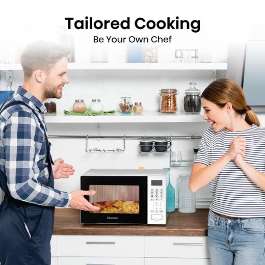 Hisense H20MOWS4UK 20 Litre Microwave - White - Annotation - Tailored cooking