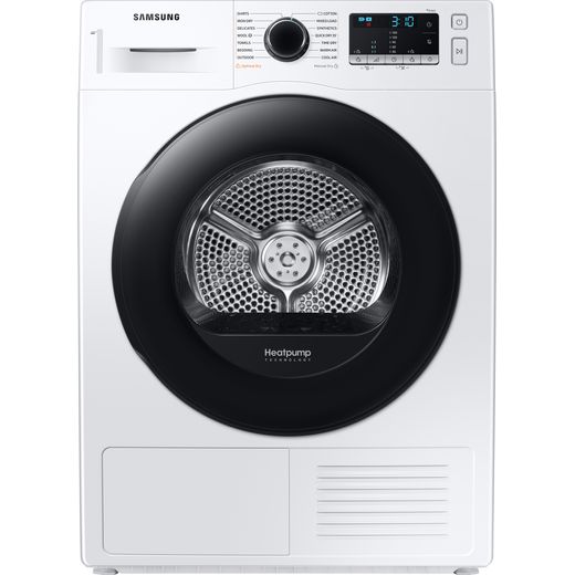 Samsung Series 5 OptimalDry™ DV9BTA020AE Wifi Connected 9Kg Heat Pump Tumble Dryer - White - A++ Rated