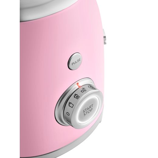 Smeg 50's Retro BLF03PKUK Blender - Pink - Control dial closeup