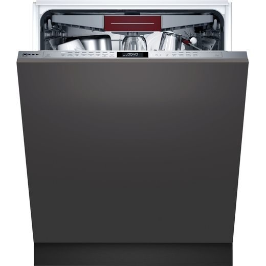 NEFF N70 S187ZCX43G Wifi Connected Fully Integrated Standard Dishwasher - Stainless Steel Control Panel - C Rated