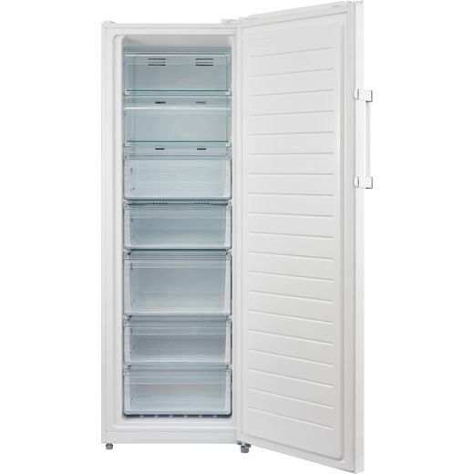 Midea MDRU333FZE01 172cm Upright Freezer - White - Front with door open shot