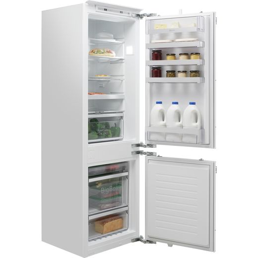 NEFF N70 KI7863DF0G Integrated 60/40 Frost Free Fridge Freezer with Fixed Door Fixing Kit - White - F Rated