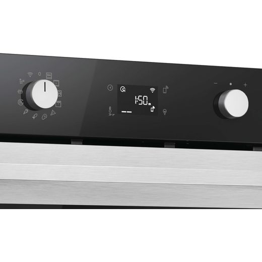 Hoover HO6 H5B3YTX Wifi Connected Built In Electric Single Oven with Pyrolytic Cleaning - Stainless Steel - Control panel shot 