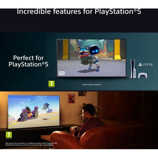 Sony BRAVIA 3 S35B 65" 4K Ultra HD Smart Android TV - Annotation - PS features shot