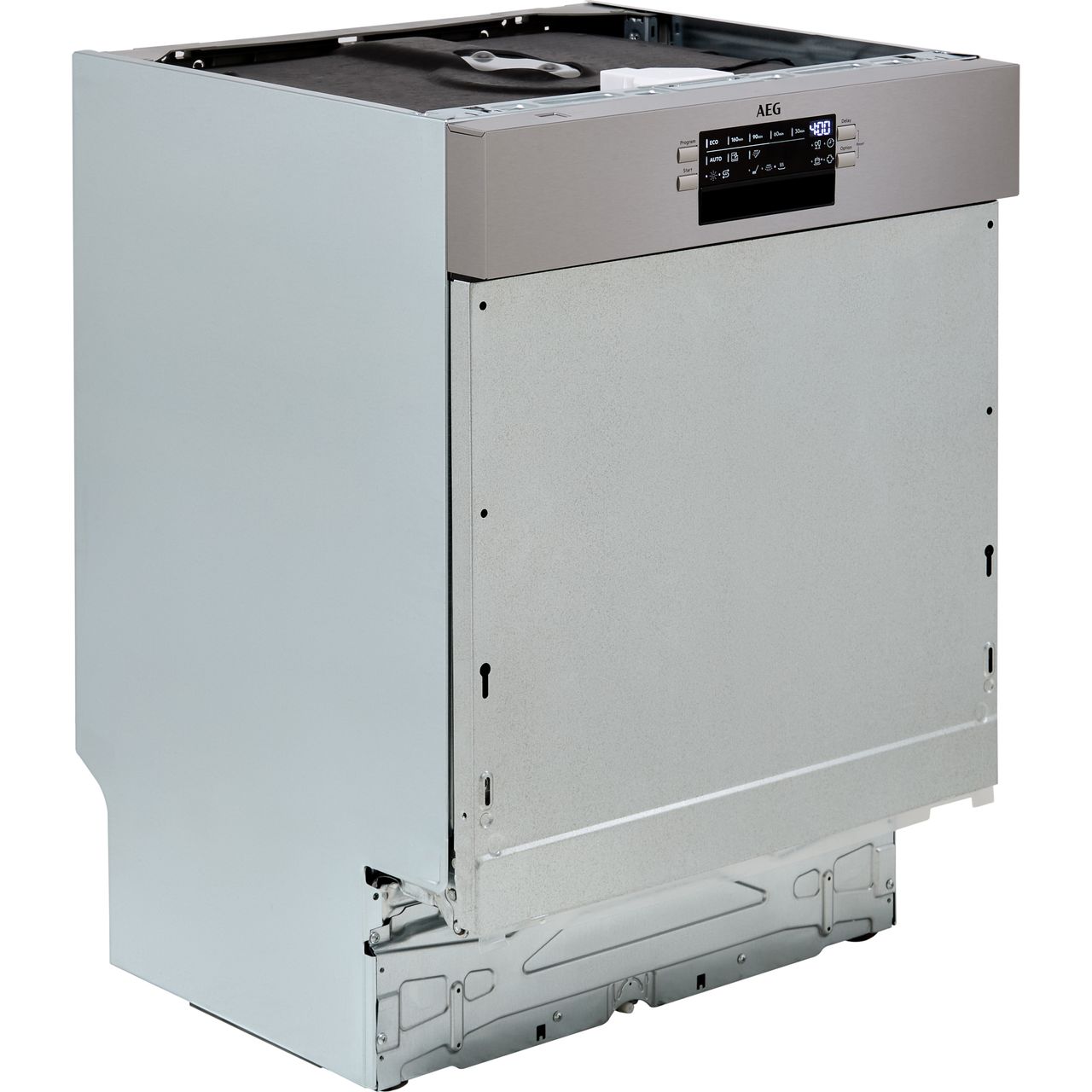 Aeg shops semi integrated dishwasher