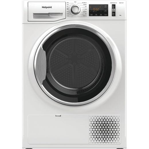 Hotpoint ActiveCare NTM118X3XBUK 8Kg Heat Pump Tumble Dryer - White - A+++ Rated