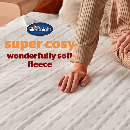 Silent Night Winter Warmer Heated Underblanket For Super King Size Bed - Annotation - Soft fleece