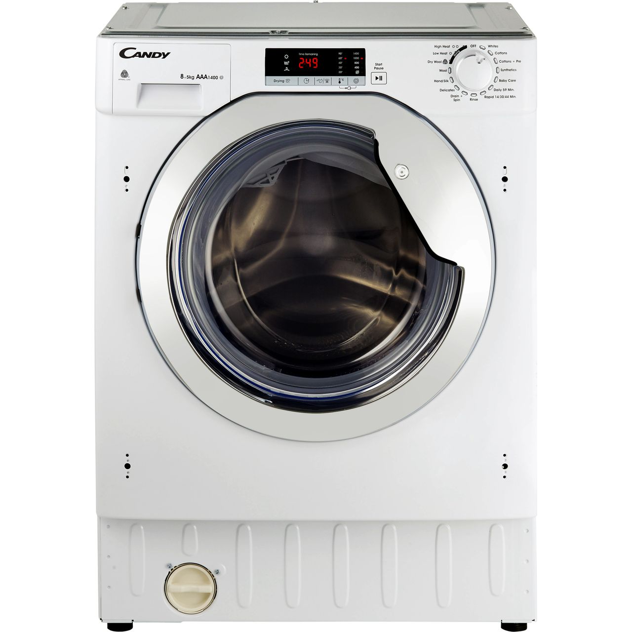 Candy CBWD8514SC Integrated 8Kg / 5Kg Washer Dryer with 1400 rpm Review