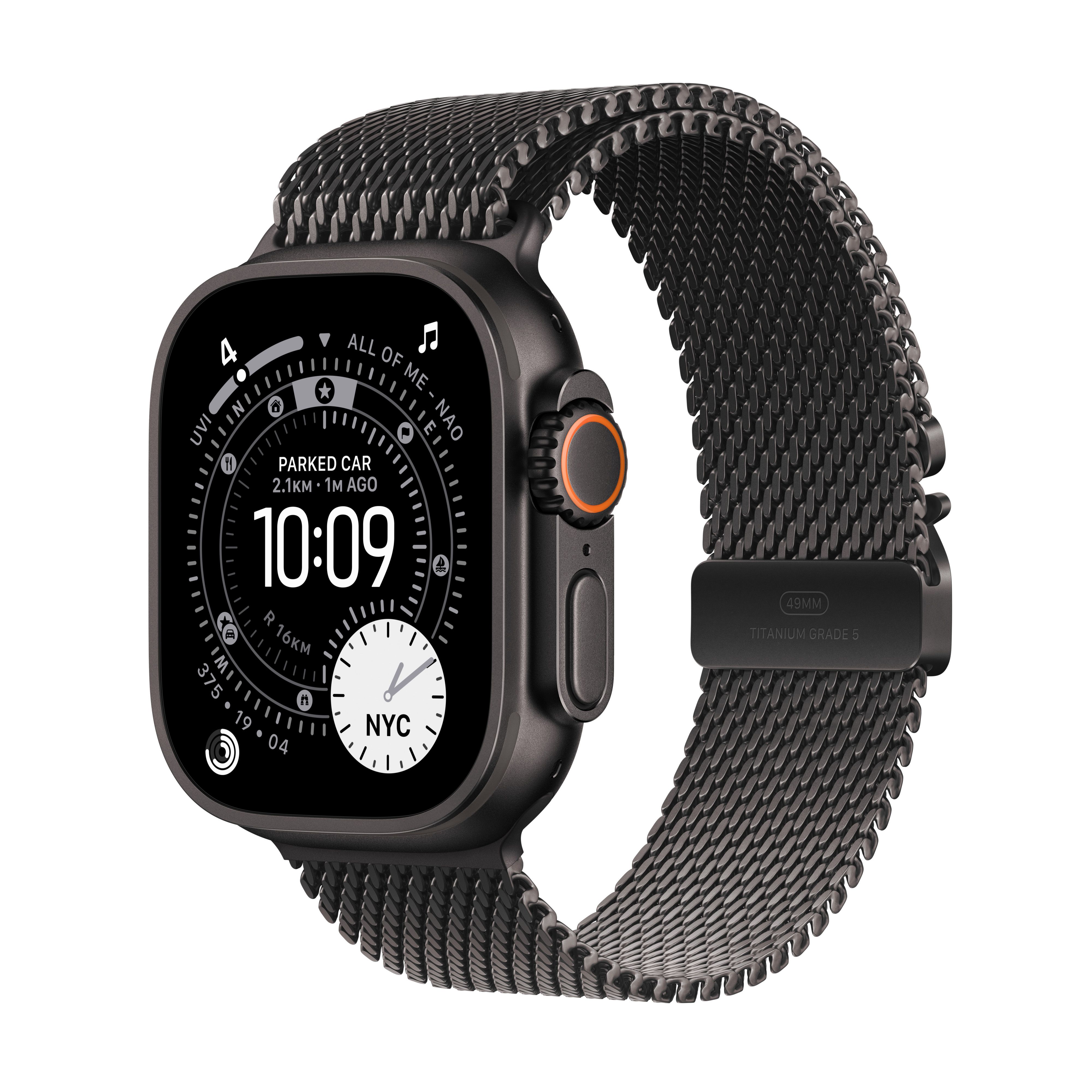 Apple Watch Ultra 3 - Smartwatch - 49mm - Black Titanium - L