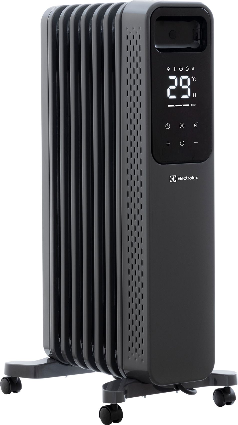 Electrolux HEA2012ELGRY Oil Filled Radiator 1500W - Black