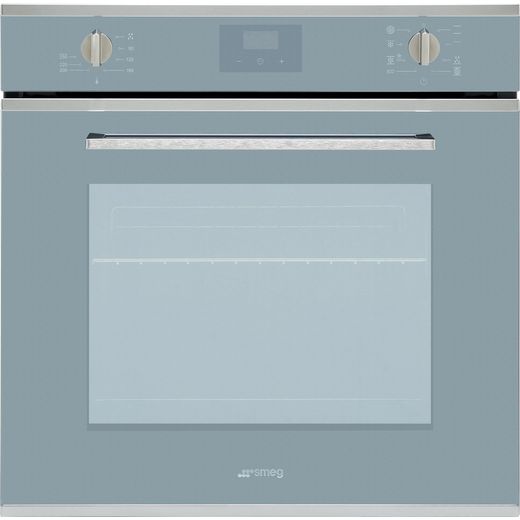Smeg Cucina SF6400TVS Built In Electric Single Oven - Silver Glass