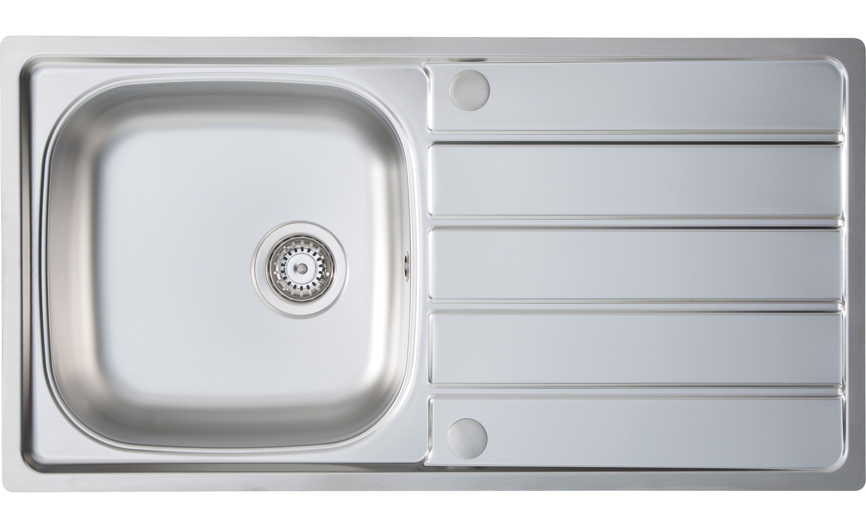 Harlyn - Towan 1.5 Inset Kitchen Sink - Stainless Steel