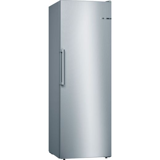 Bosch Serie 4 GSN33VLEP Frost Free Upright Freezer - Stainless Steel Effect - E Rated