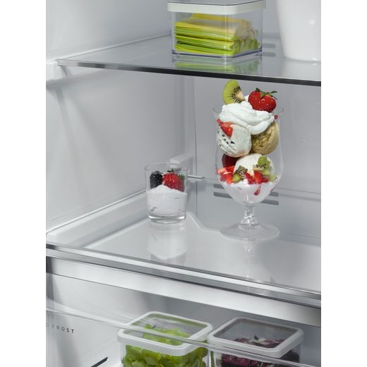 AEG Frost Free Upright Freezer - Black - Close up shelf shot