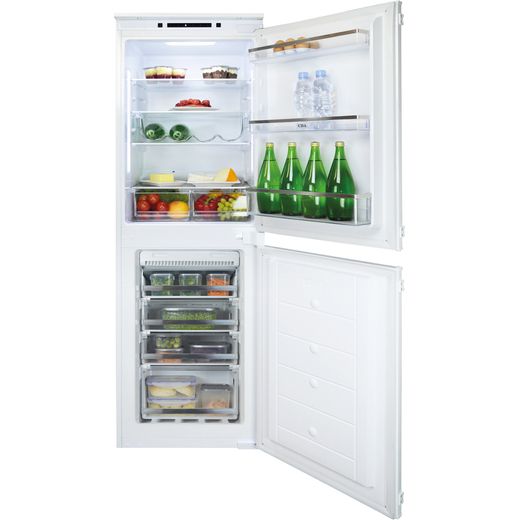 CDA FW925 Integrated 50/50 Frost Free Fridge Freezer with Sliding Door Fixing Kit - White - F Rated