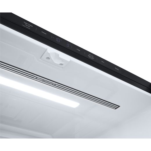 LG InstaView™ American Fridge Freezer - Essence Black Steel - Close up shot 