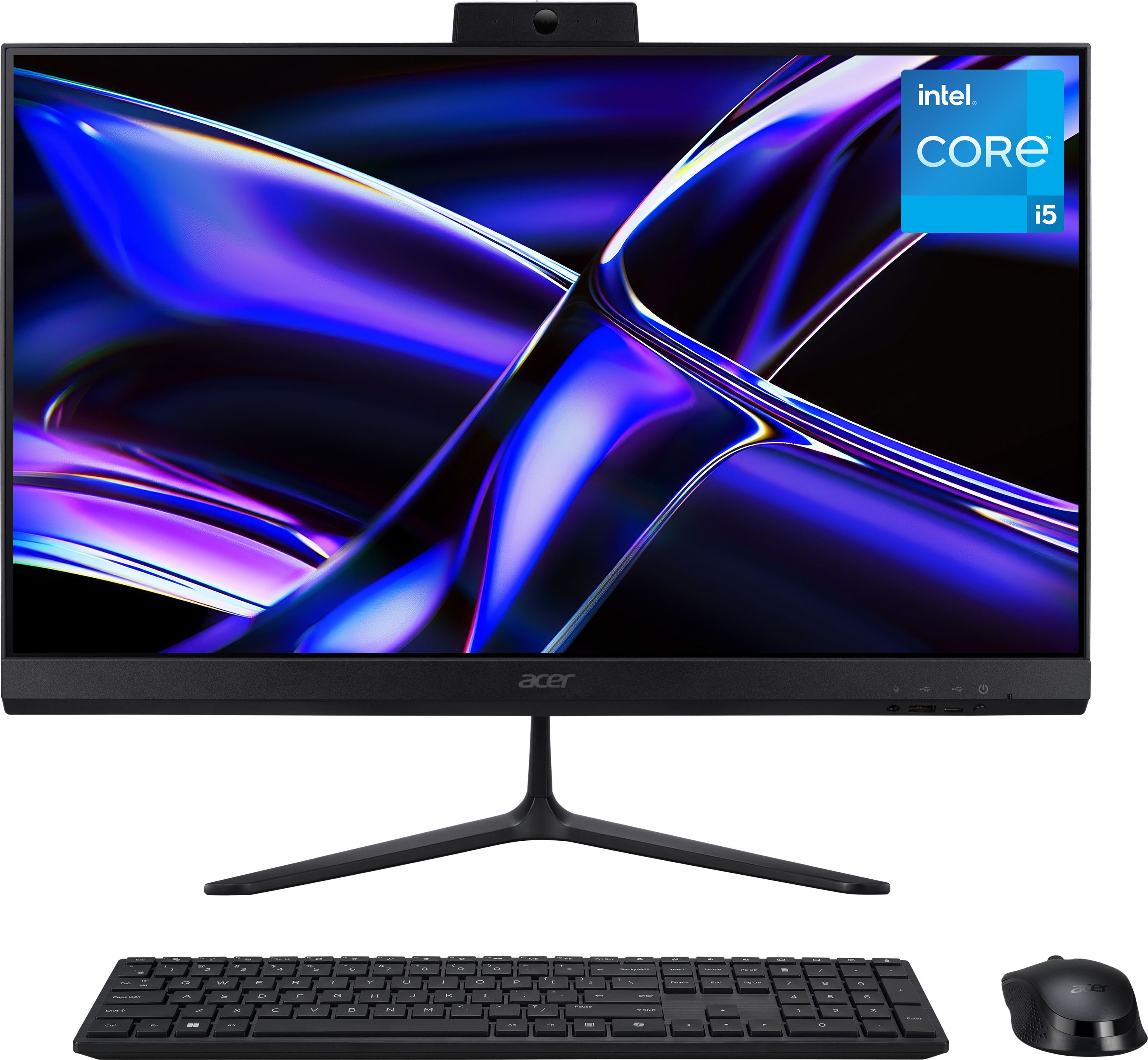 Acer Aspire C24-B All-in-One Desktop - Intel Core i5-13420H - 23.8" Full HD - 8GB RAM - 512GB SSD - Black