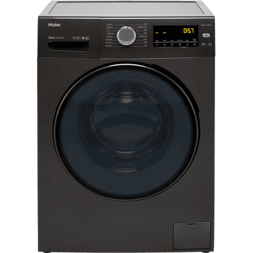Haier HW90-B1439NS8 9Kg Washing Machine with 1400 rpm - Graphite - A Rated
